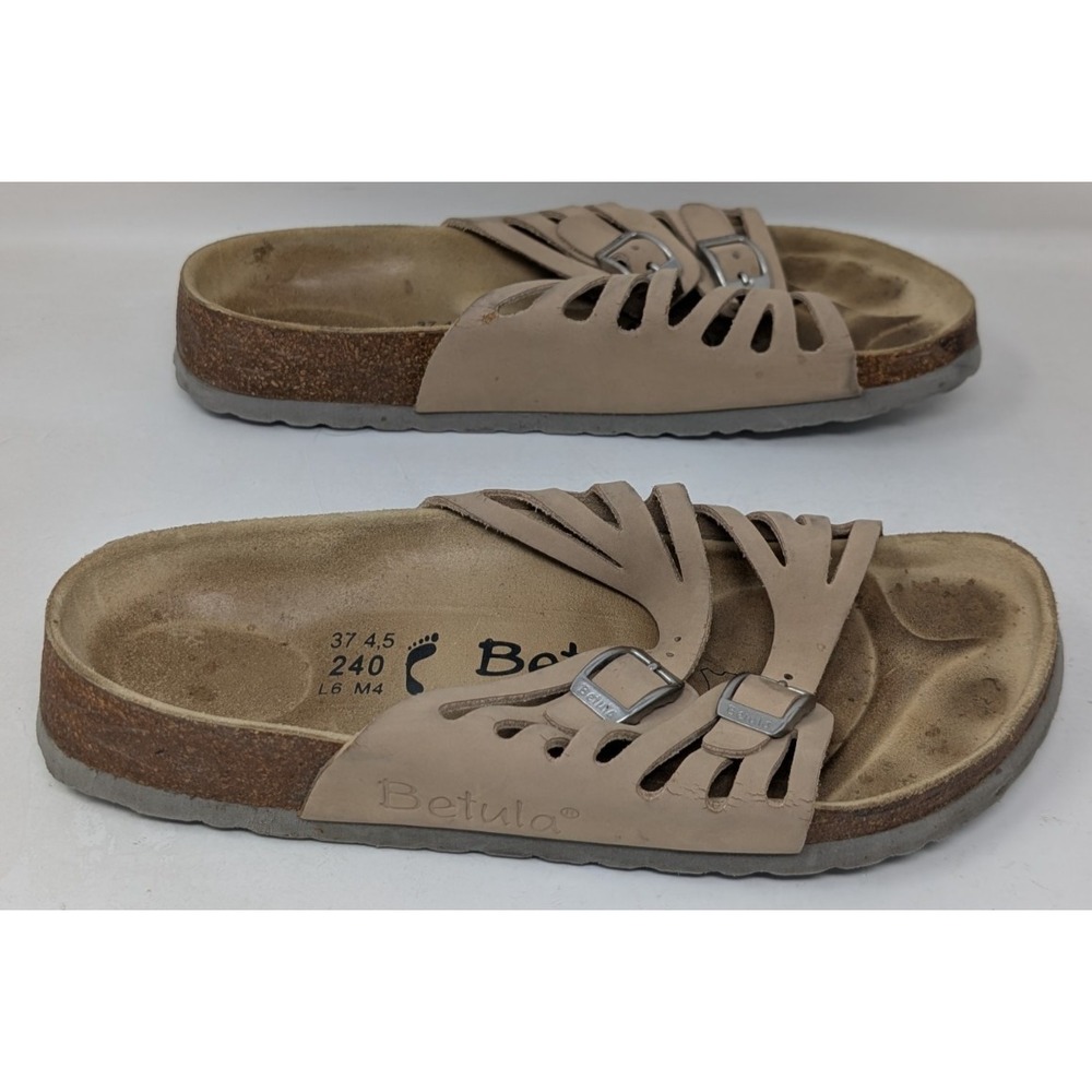 Betula‎ Birkenstock Granada Strap Sandals Women's Size 6 / 37 Cork FLAWS READ